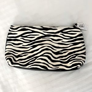 Brand New White House Black Market Zebra Clutch!